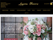 Tablet Screenshot of lagunaflowers.net